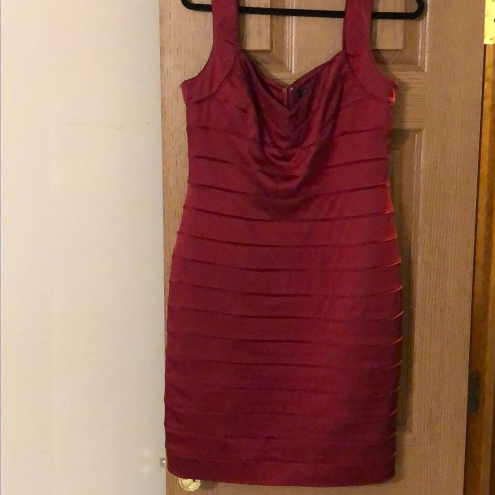 Red Satin Ralph Lauren Cocktail dress
